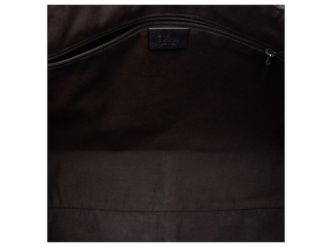 Gucci Braune GG Nylon Abbey D Ring Tote Dunkelbraun - Ansicht 4
