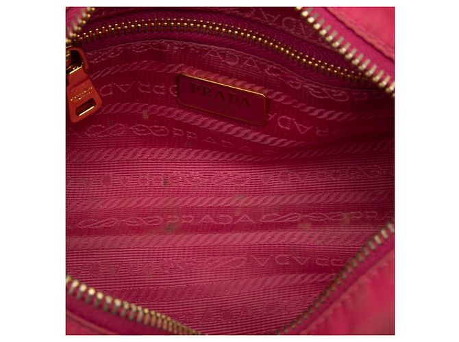 Pochette da polso Tessuto rosa Prada - vista 4