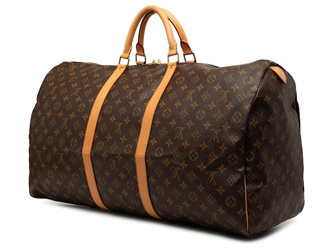 Louis Vuitton Keepall 60 Monogram Marrone - vista 2