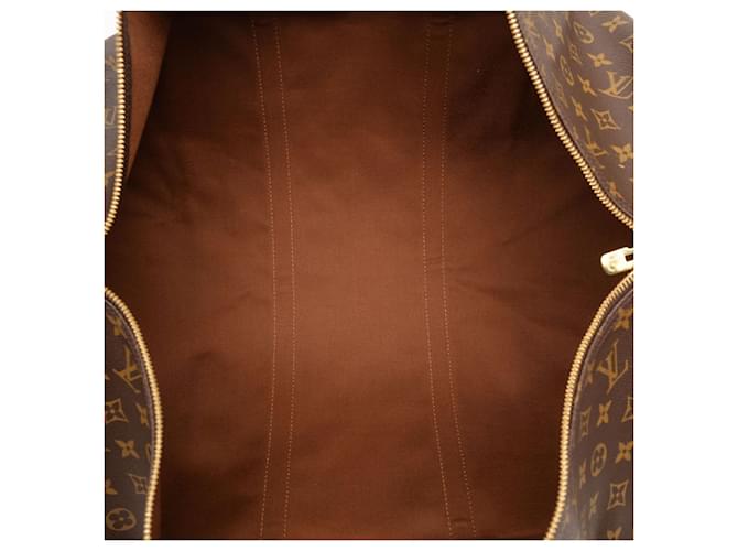 Louis Vuitton Keepall 60 Monogram Marrone - vista 4