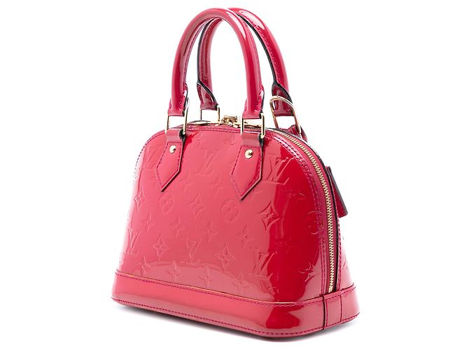 Louis Vuitton Alma BB em Vernis Monogram Rosa - vista 2