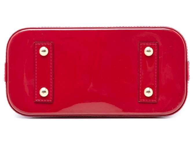 Louis Vuitton Alma BB em Vernis Monogram Rosa - vista 3
