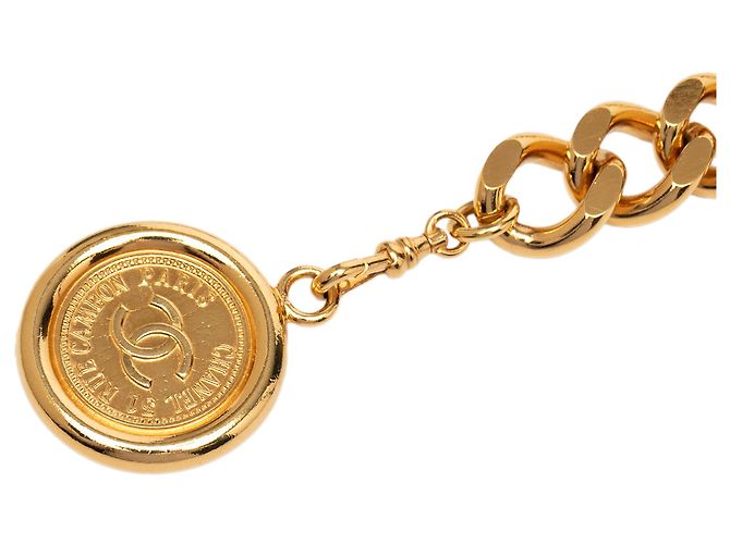 Chanel Gold CC Medaillon Kettengürtel Golden - Ansicht 2