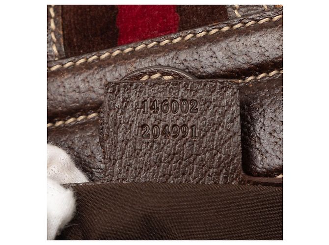 Gucci Beiger Horsebit Canvas Web Handtasche - Ansicht 6