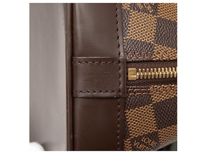 Louis Vuitton Alma PM Damier Ebene Marrone - vista 5