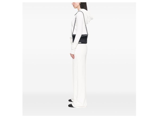 Chanel Noir Moyen En Cuir De Veau Boy Reverso Flap - vue 7