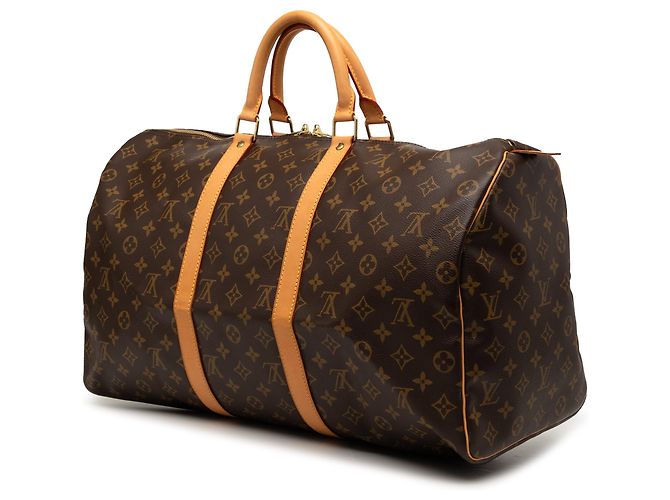 Louis Vuitton Keepall 50 Monogram Marrone - vista 2