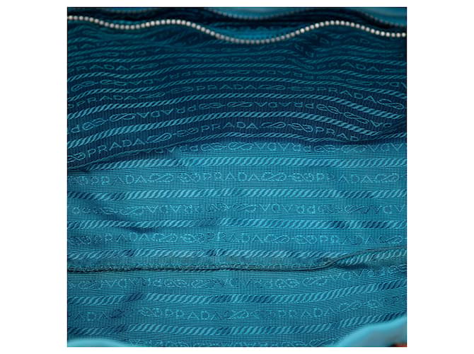 Prada Blaue Tessuto Tote Hellblau - Ansicht 4