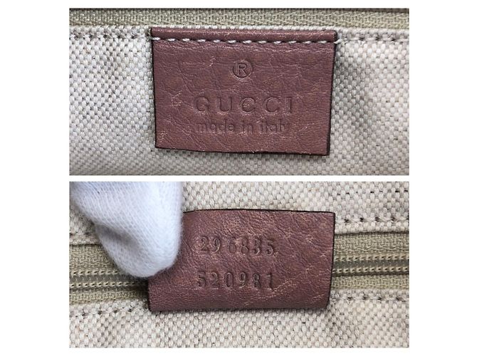 Gucci Leder Sukey Tote Bag Pink - Ansicht 4