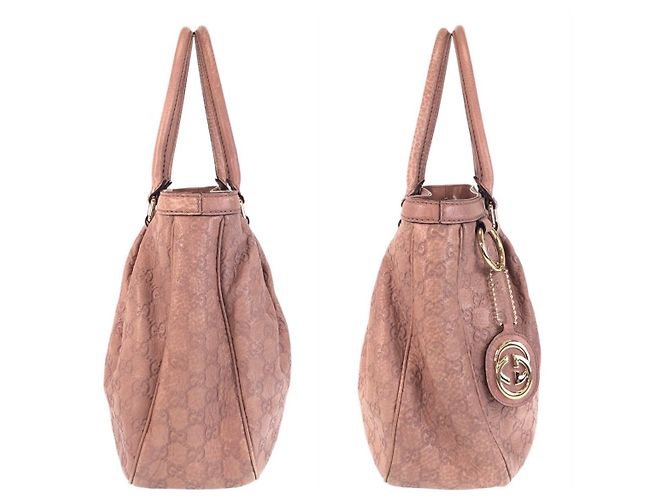Gucci Leder Sukey Tote Bag Pink - Ansicht 6
