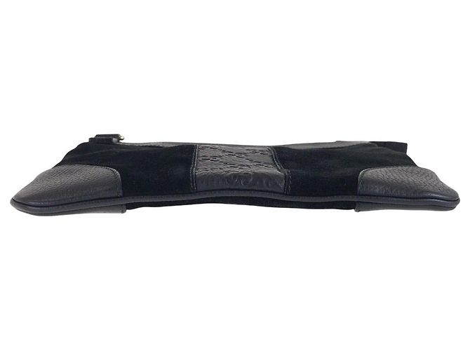Borsa a Spalla in Pelle/Scamosciata Gucci Nero - vista 9
