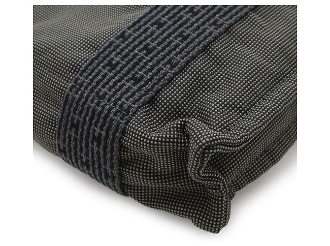 Hermès Aline Rucksack aus Canvas Grau - Ansicht 3