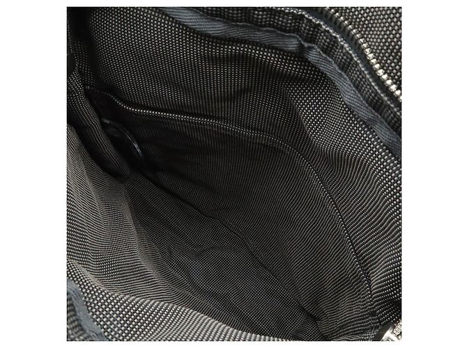 Hermès Aline Rucksack aus Canvas Grau - Ansicht 5