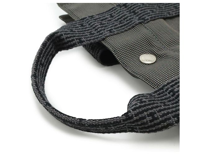 Hermès Aline Rucksack aus Canvas Grau - Ansicht 6