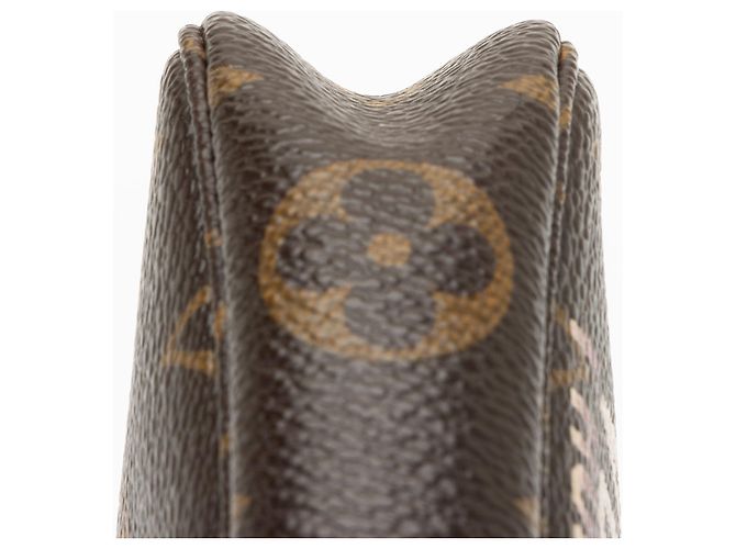 Mini Pochette Accessoires Affiche aus Monogramm-Canvas Limitierte Auflage Louis Vuitton Braun - Ansicht 10