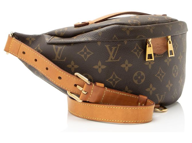 Bumbag in tela Monogram Louis Vuitton Marrone - vista 2
