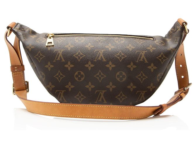 Bumbag in tela Monogram Louis Vuitton Marrone - vista 3