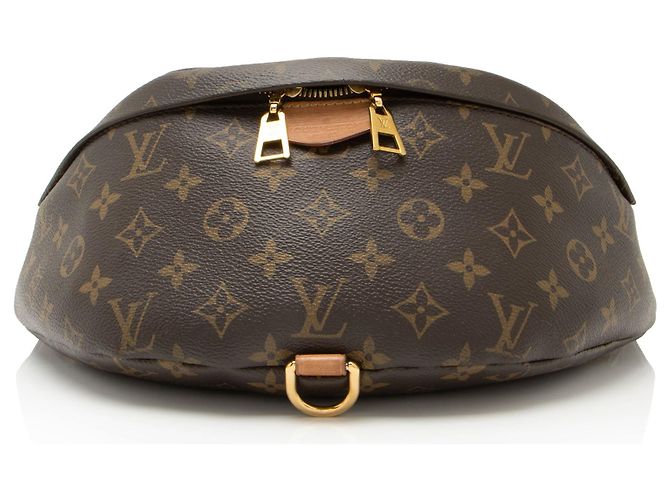 Bumbag in tela Monogram Louis Vuitton Marrone - vista 4