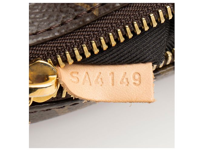 Bumbag in tela Monogram Louis Vuitton Marrone - vista 6