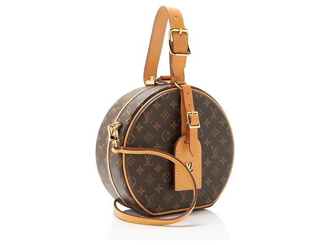 Borsa a Spalla Petite Boite Chapeau in Tela Monogram Louis Vuitton Marrone - vista 2