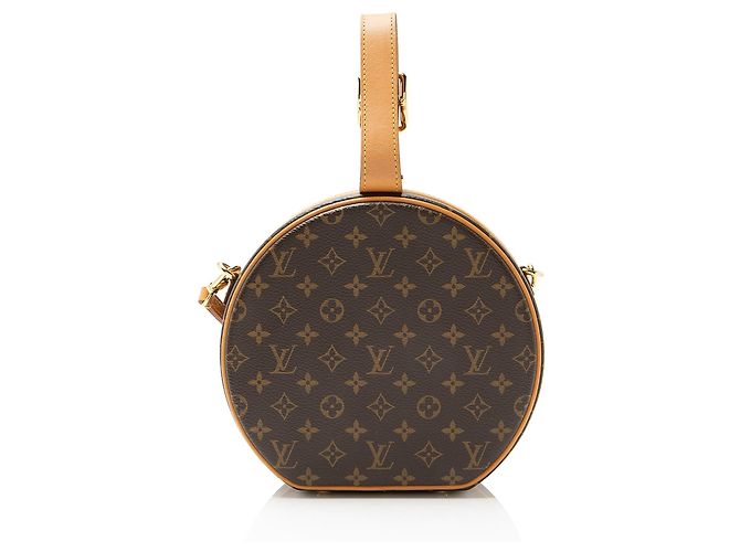 Borsa a Spalla Petite Boite Chapeau in Tela Monogram Louis Vuitton Marrone - vista 3