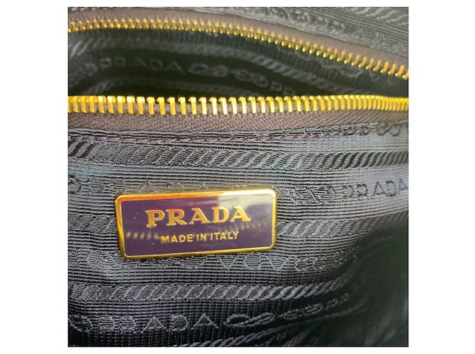 Borsa Prada in pelle Saffiano Lux piccola con manico superiore viola Porpora - vista 5