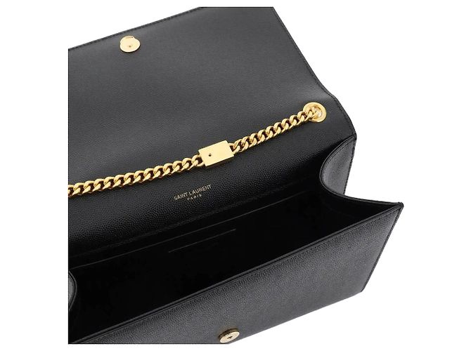 Borsa a Spalla Kate di Saint Laurent Nero - vista 4