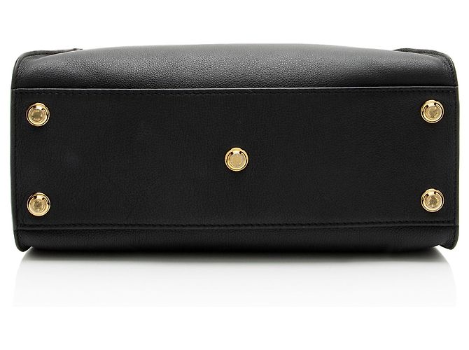 On My Side MM Tote aus Kalbsleder und Monogram Canvas von Louis Vuitton Schwarz - Ansicht 4