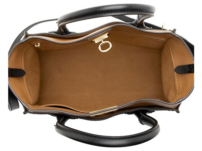 On My Side MM Tote aus Kalbsleder und Monogram Canvas von Louis Vuitton Schwarz - Ansicht 6