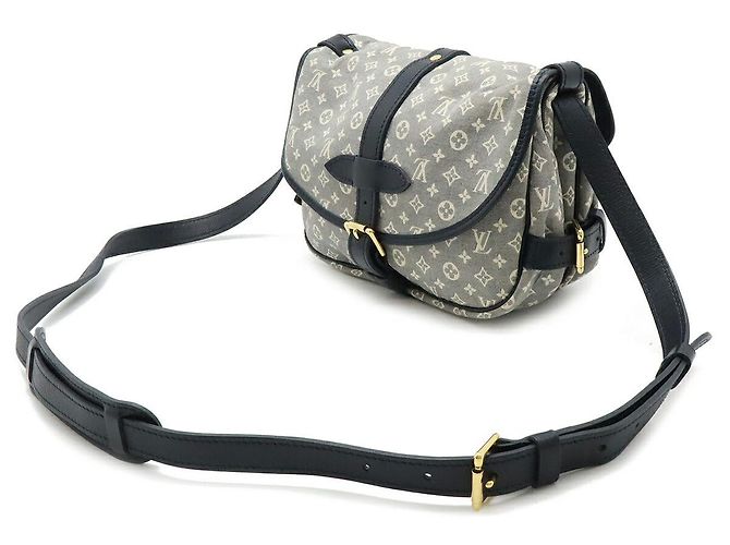 Borsa a Spalla Saumur PM Monogram Idylle Louis Vuitton Blu - vista 2