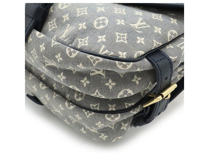 Borsa a Spalla Saumur PM Monogram Idylle Louis Vuitton Blu - vista 3