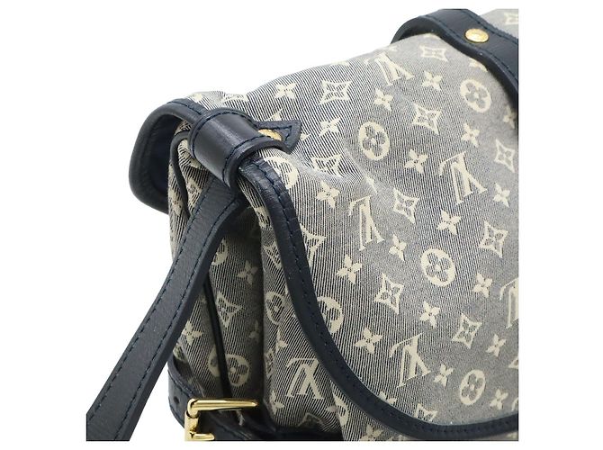 Borsa a Spalla Saumur PM Monogram Idylle Louis Vuitton Blu - vista 4