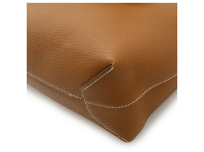 Borsa Tote Elier 31 di Hermès in pelle marrone D'oro Metallico - vista 3