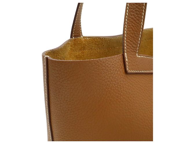 Borsa Tote Elier 31 di Hermès in pelle marrone D'oro Metallico - vista 5