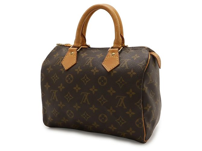 Borsa Louis Vuitton Monogram Speedy 25 Marrone - vista 2