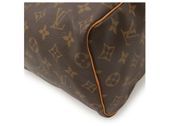 Borsa Louis Vuitton Monogram Speedy 25 Marrone - vista 3