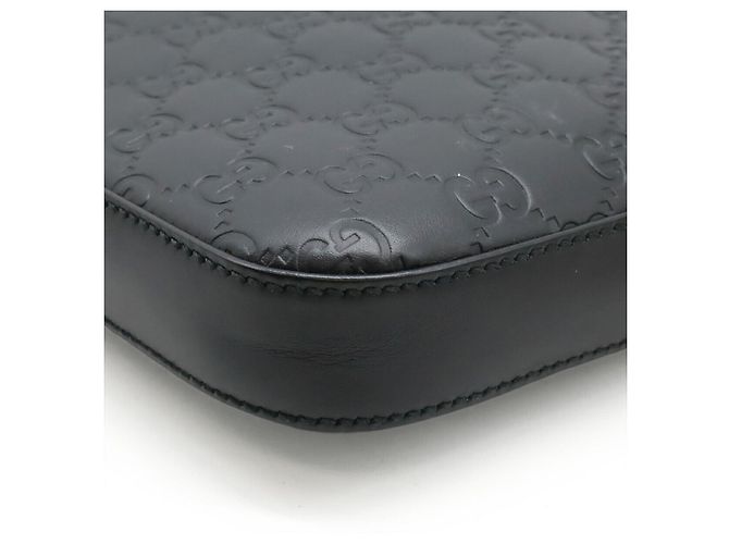 Borsa a spalla in pelle Gucci nera Nero - vista 3