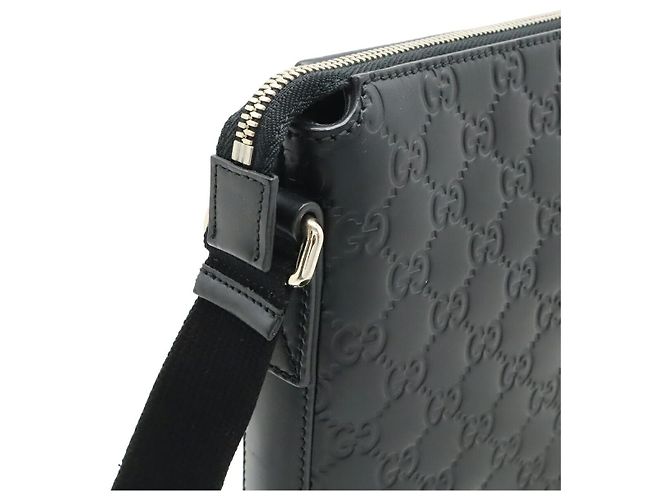 Borsa a spalla in pelle Gucci nera Nero - vista 5