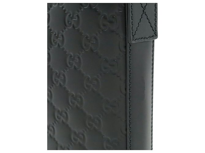 Borsa a spalla in pelle Gucci nera Nero - vista 8