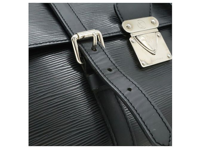Borsa a Spalla Epi Segur MM Louis Vuitton Nero - vista 9