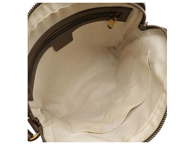 Borsa Messenger Ophidia Small GG Supreme di Gucci Marrone Beige - vista 6