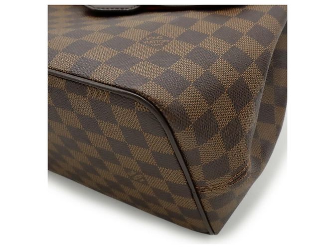Borsa Louis Vuitton Damier Bergamo PM Marrone - vista 3