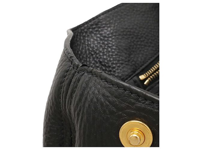 Prada Vitello Daino 2WAY Tote Tasche Schwarz - Ansicht 4