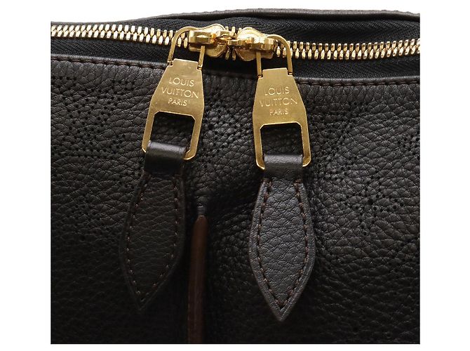 Borsa Louis Vuitton Mahina Selene MM Nero - vista 4