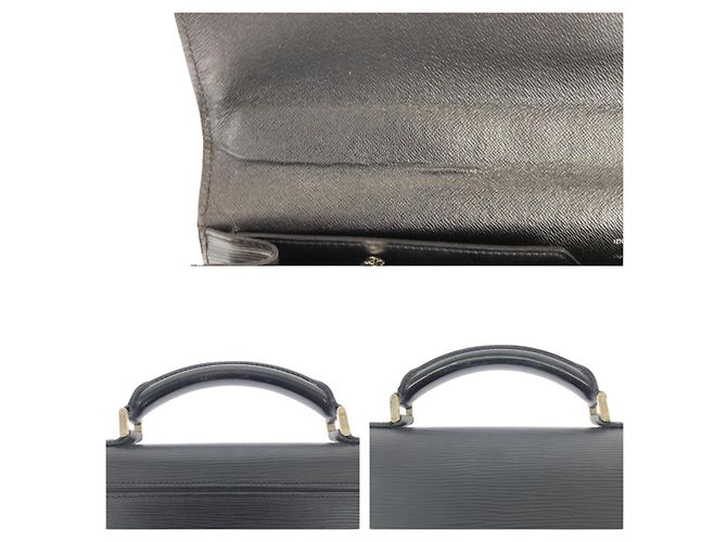 Briefcase Laguito in pelle Epi Louis Vuitton Nero - vista 6