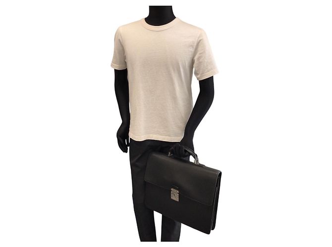 Briefcase Laguito in pelle Epi Louis Vuitton Nero - vista 7