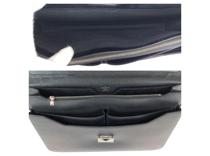 Briefcase Laguito in pelle Epi Louis Vuitton Nero - vista 9