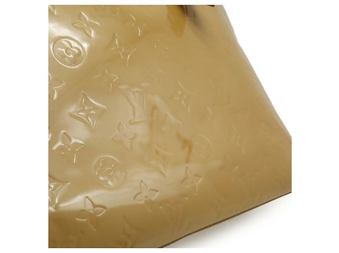 Borsa tote Brentwood in Monogram Vernis Louis Vuitton Nocciola - vista 10