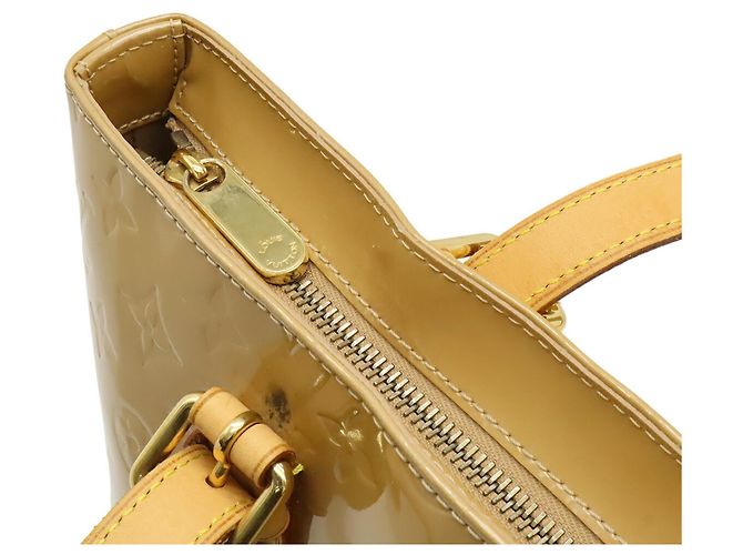 Borsa tote Brentwood in Monogram Vernis Louis Vuitton Nocciola - vista 6