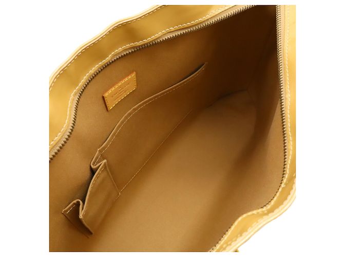 Borsa tote Brentwood in Monogram Vernis Louis Vuitton Nocciola - vista 7